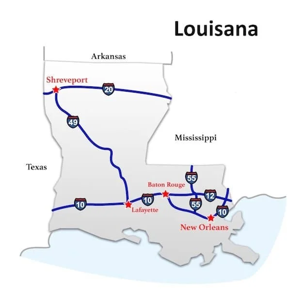 Louisiana to West Virginia Freight Trucking Rates Freight Rate