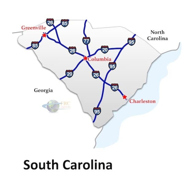 South Carolina to Washington Trucking Rates