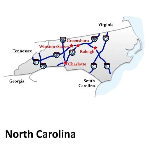 California to North Carolina Freight Trucking Rates Freight Rate