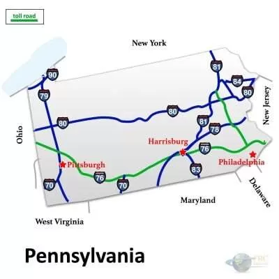 Pennsylvania to California Freight Trucking Rates Freight Rate