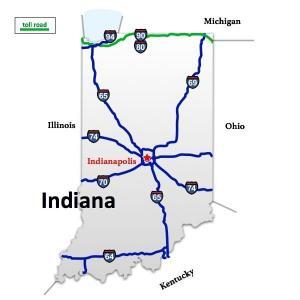 Indiana to California Trucking Rates